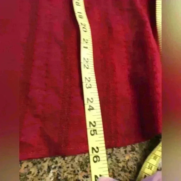 Universal Thread Puffed Flared Sleeve Burgundy? Deep Red Blouse Top Women XXL - Picture 7 of 8